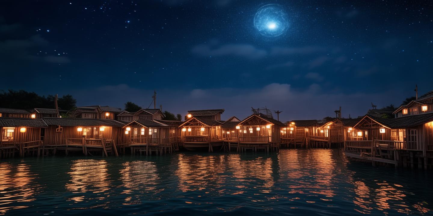 君山区渔家灯火民宿集群:夜宿船屋,尽享洞庭星月之美