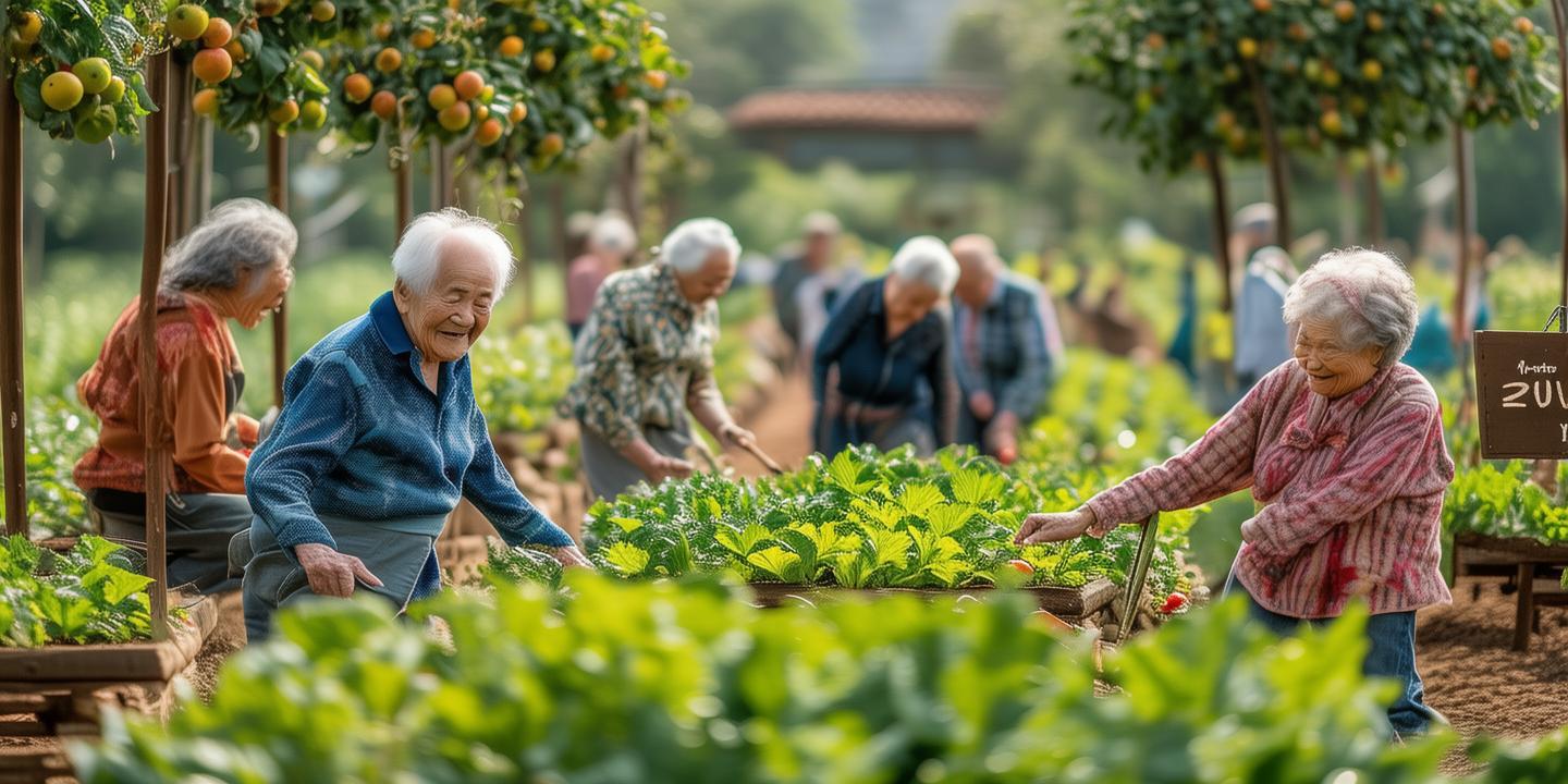 乡村养老社区配套有机农场,让老年人月均创收2000元,乐享田园生活